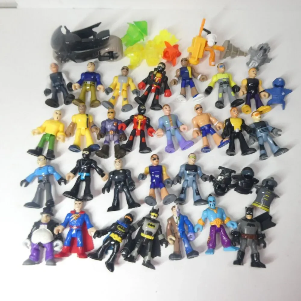 Mattel Fisher Price Imaginext Action Figures Lot Super Heroes